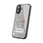Chicago Marathon Route Clear Impact-Resistant Phone Case