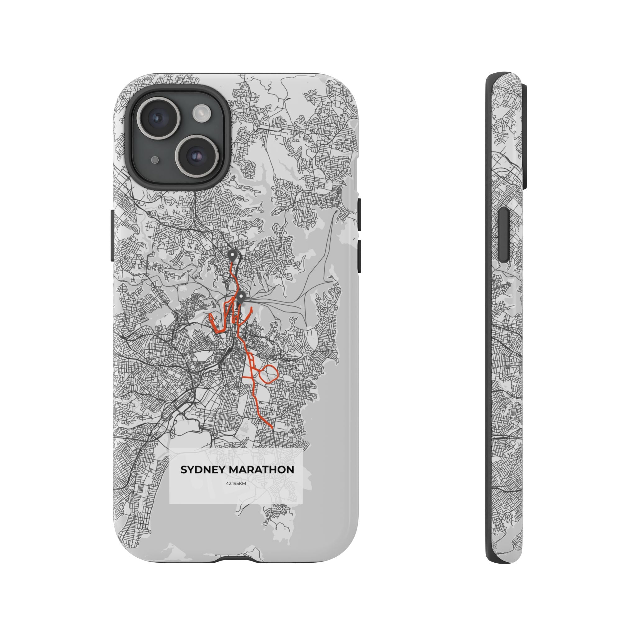 Sydney Marathon Route Tough Phone Case