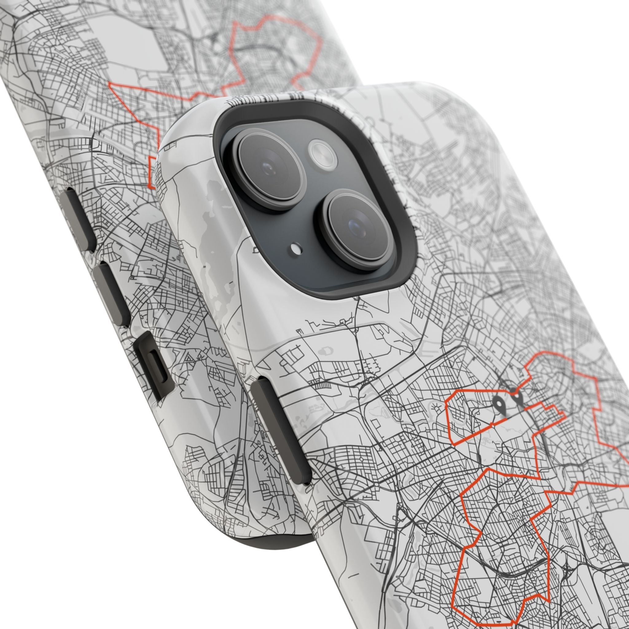 Berlin Marathon Route Magnetic Impact-Resistant Phone Case