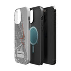 Chicago Marathon Route Magnetic Impact-Resistant Phone Case