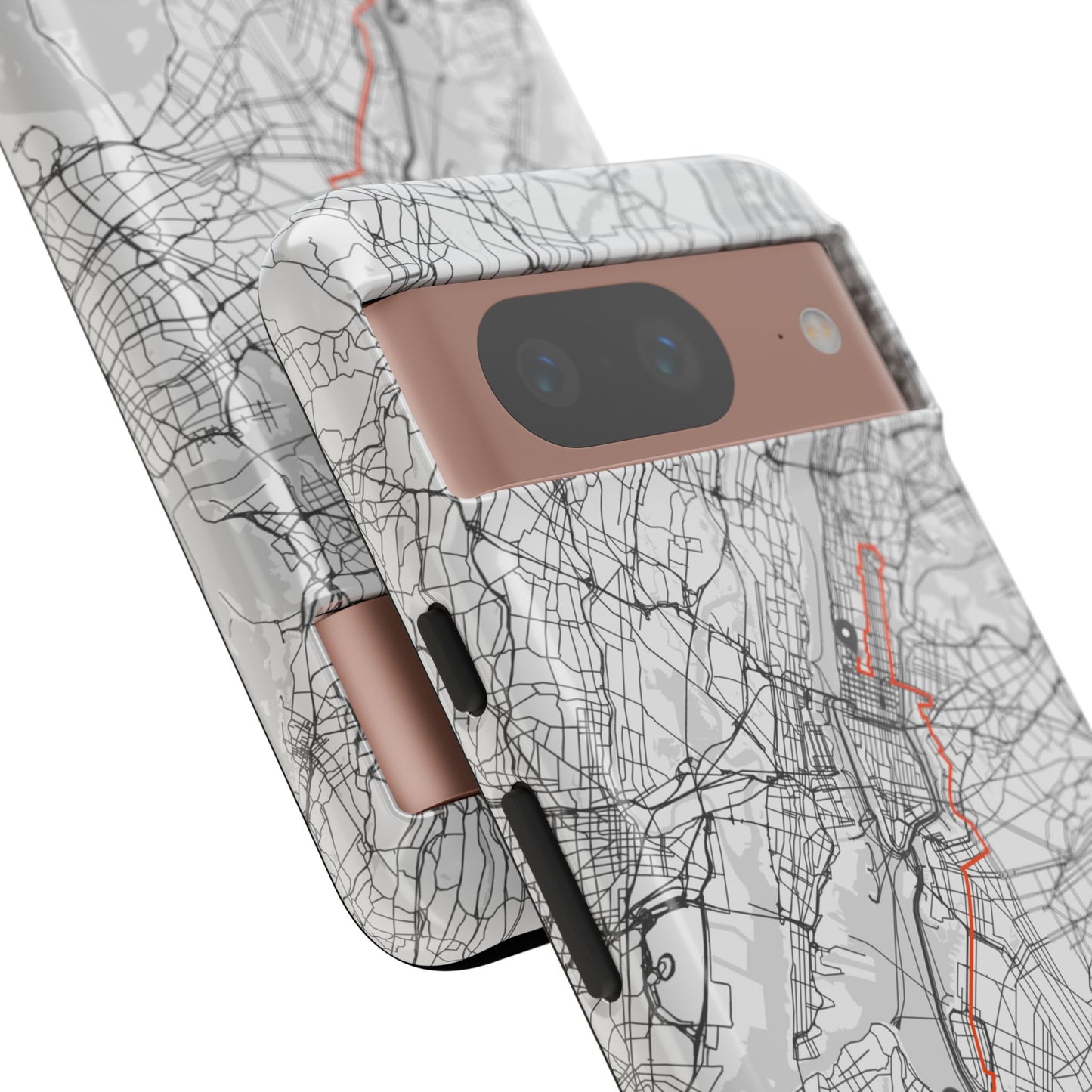 New York Marathon Route Tough Phone Case