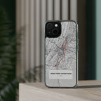 New York Marathon Route Clear Impact-Resistant Phone Case
