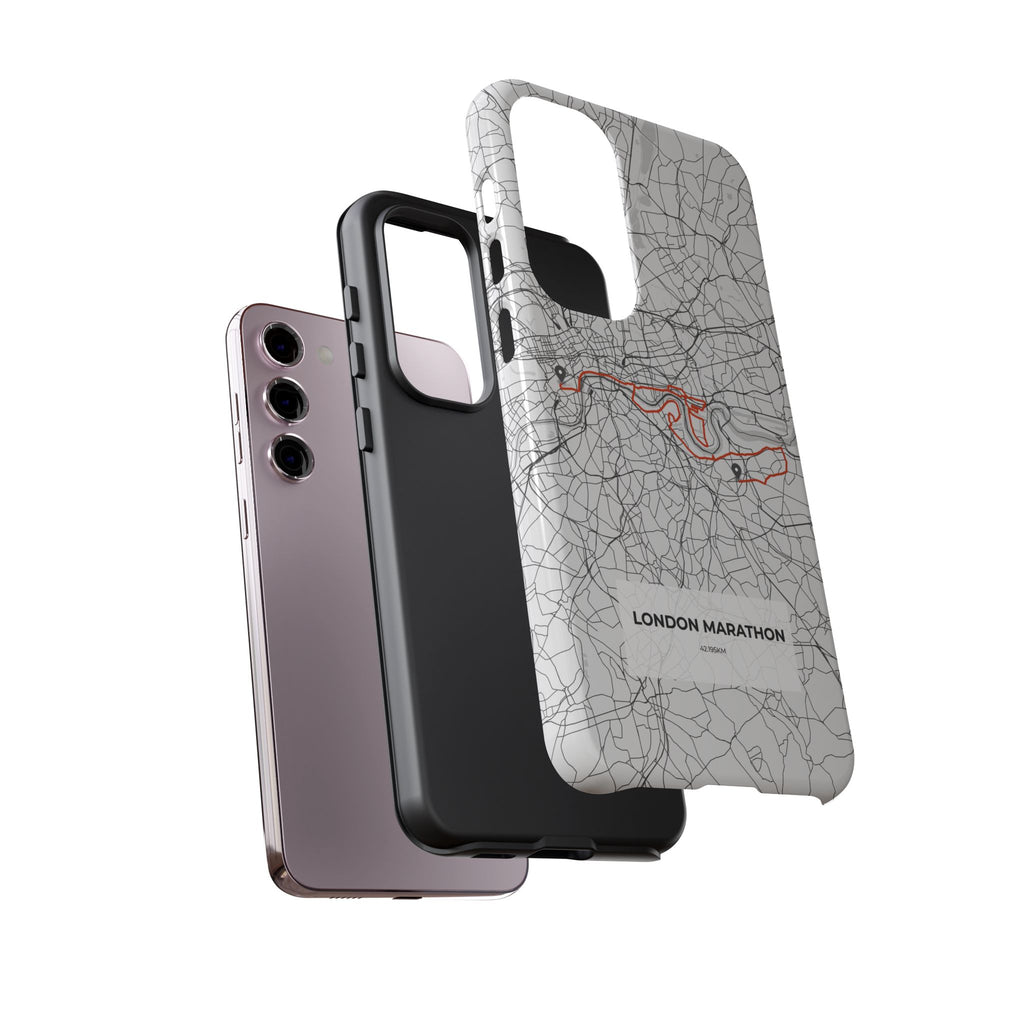 London Marathon Route Tough Phone Case