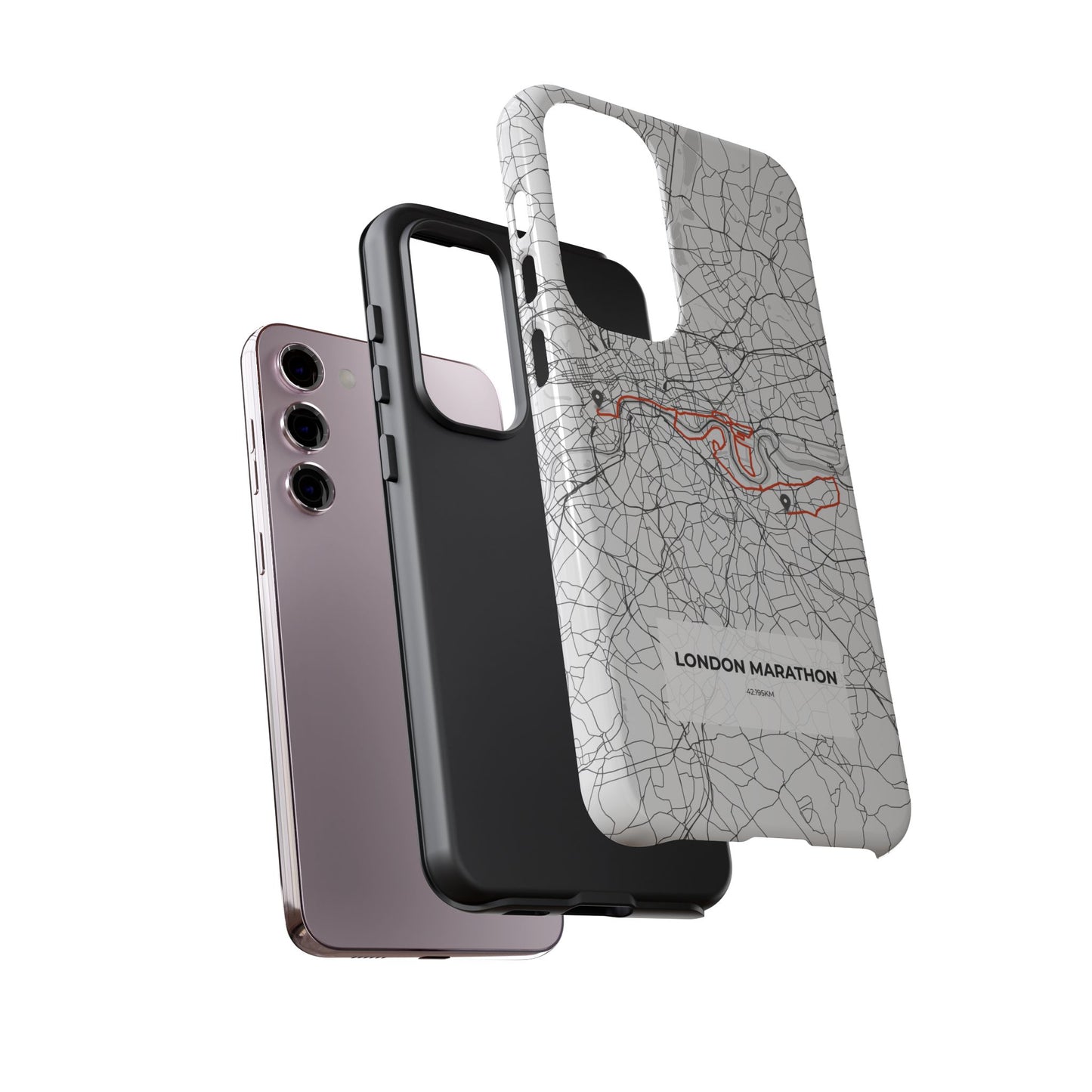 London Marathon Route Tough Phone Case