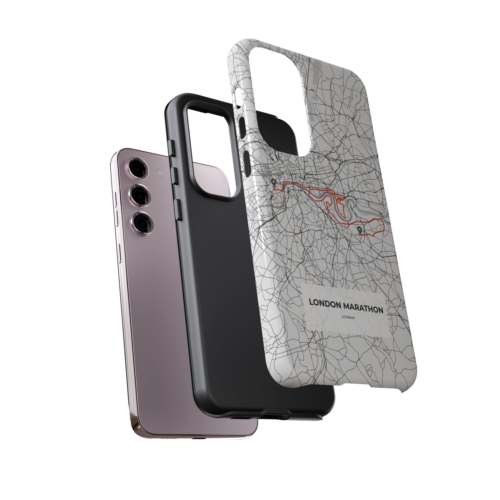 London Marathon Route Tough Phone Case