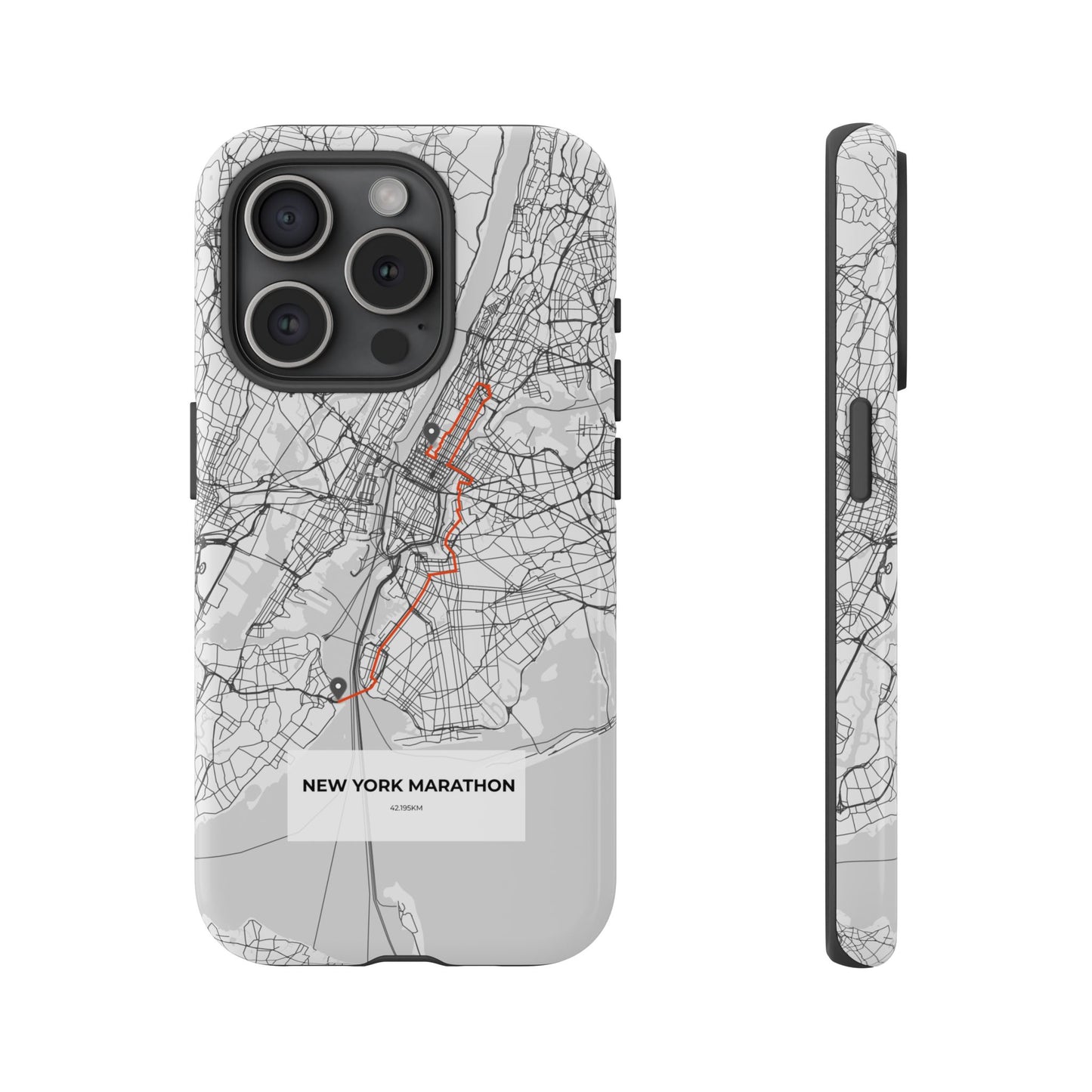 New York Marathon Route Tough Phone Case