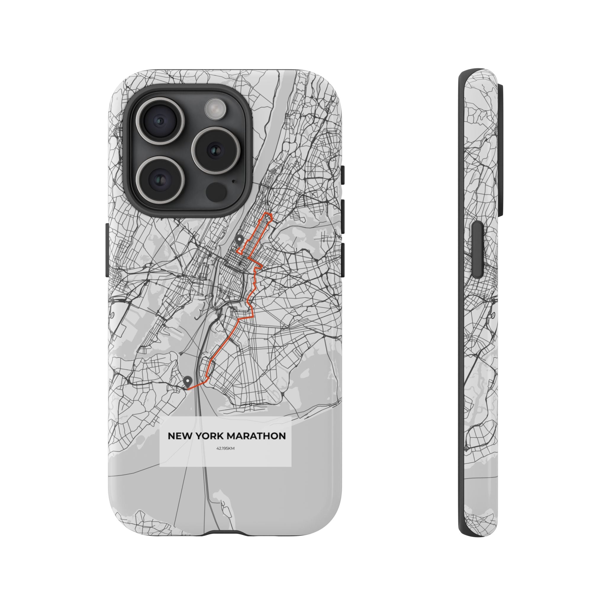 New York Marathon Route Tough Phone Case