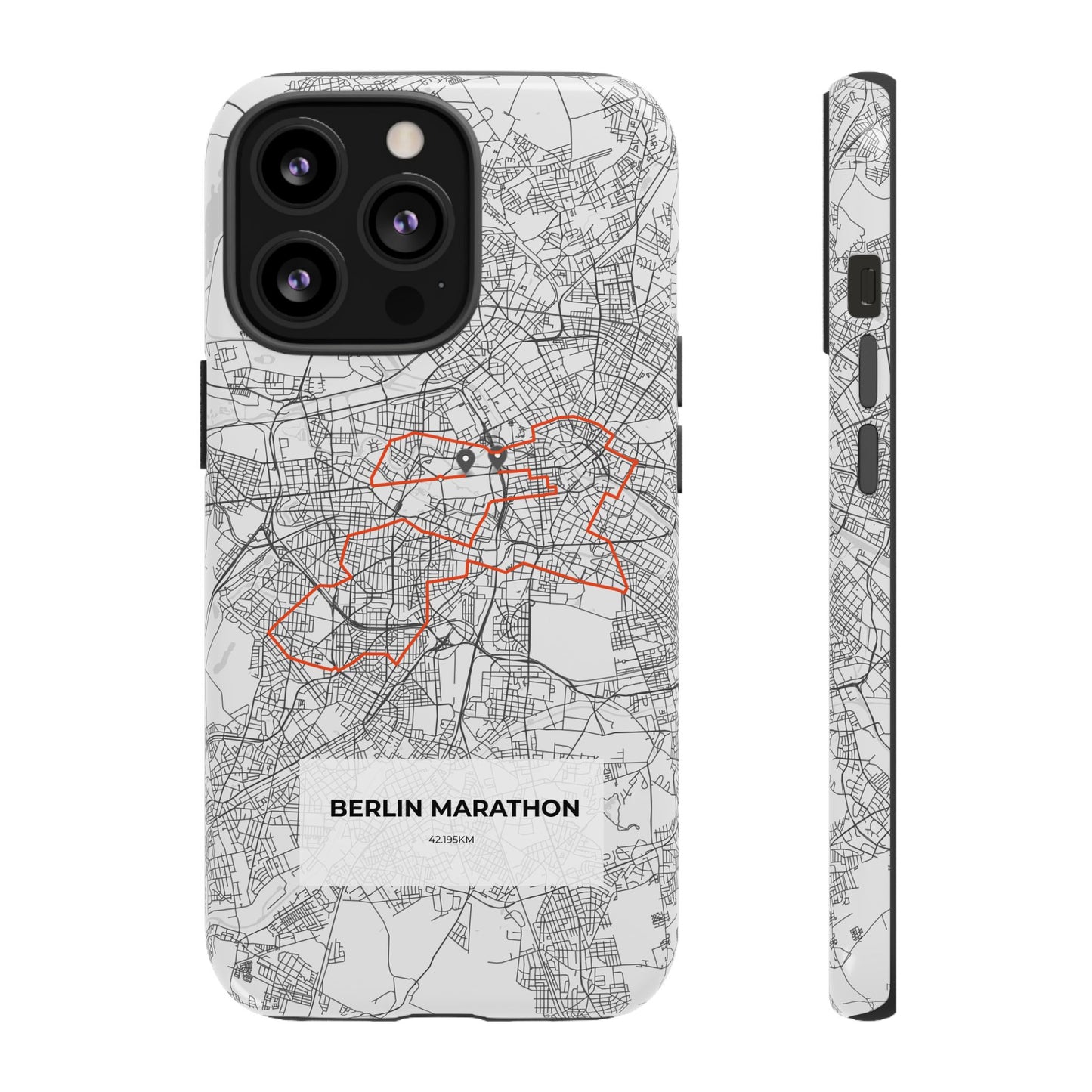 Berlin Marathon Route Tough Phone Case