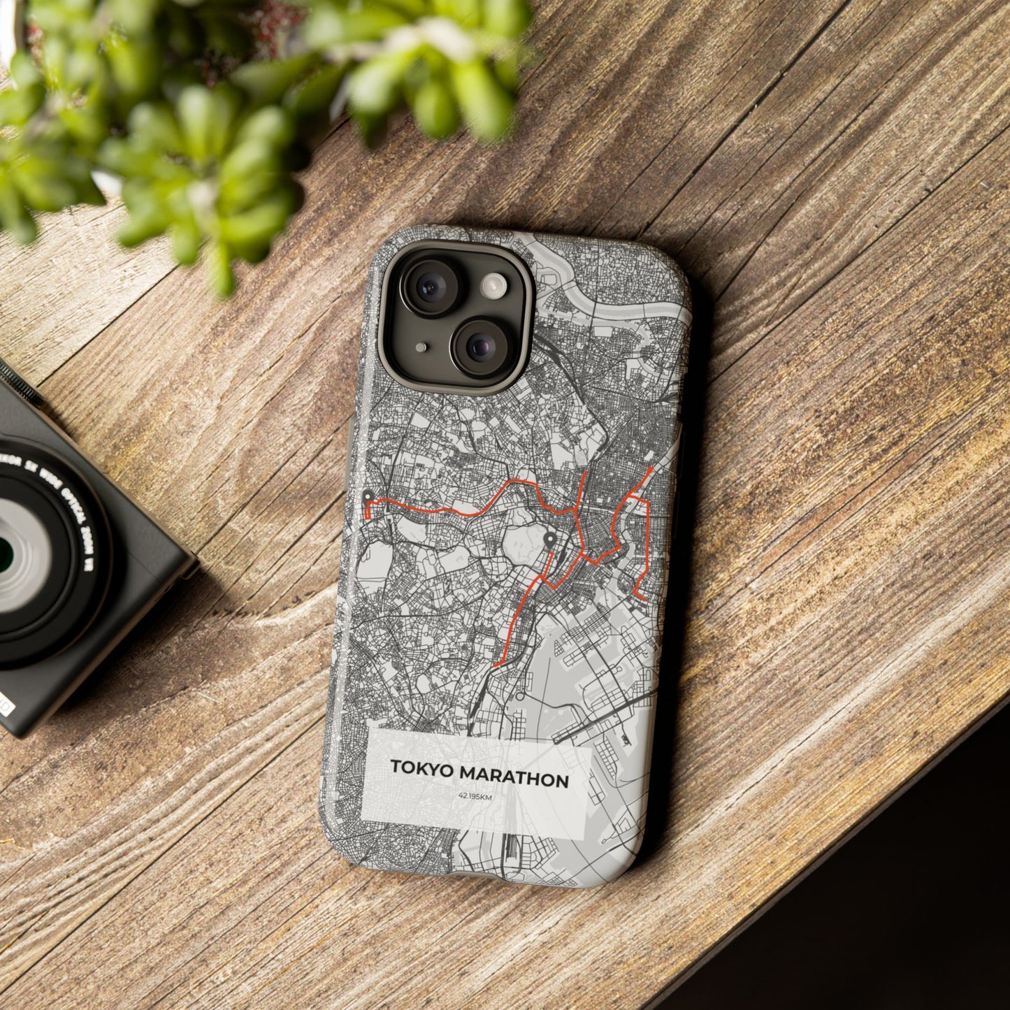 Tokyo Marathon Route Tough Phone Case