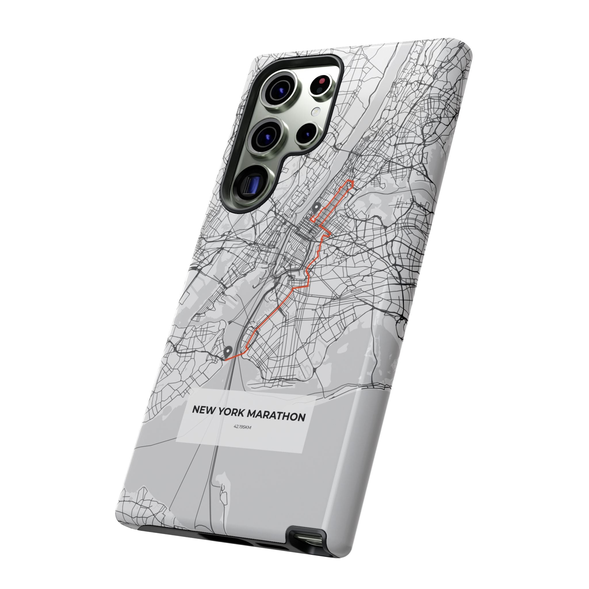 New York Marathon Route Tough Phone Case