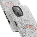 London Marathon Route Magnetic Impact-Resistant Phone Case