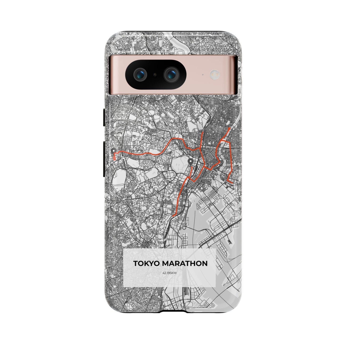 Tokyo Marathon Route Tough Phone Case