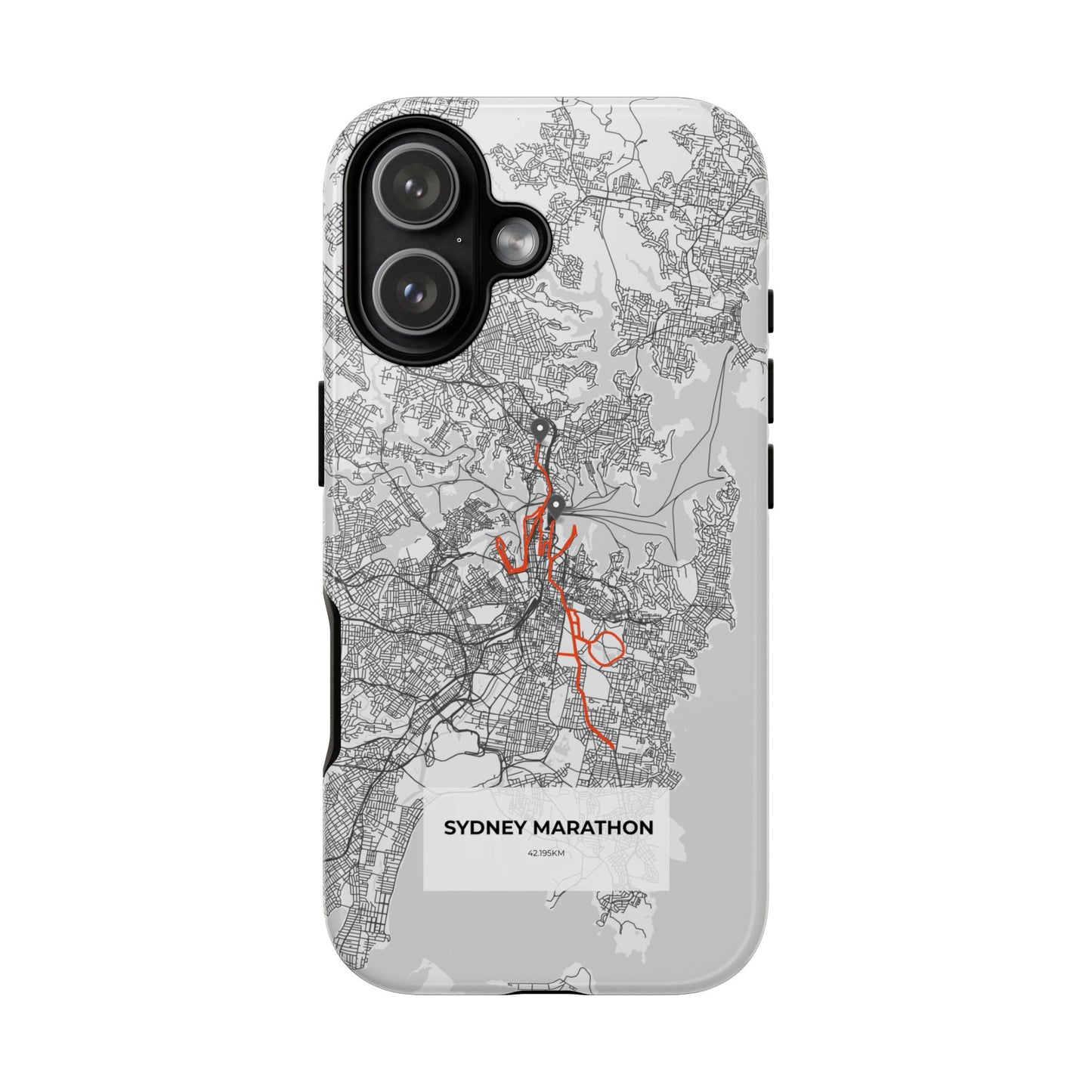 Sydney Marathon Route Tough Phone Case