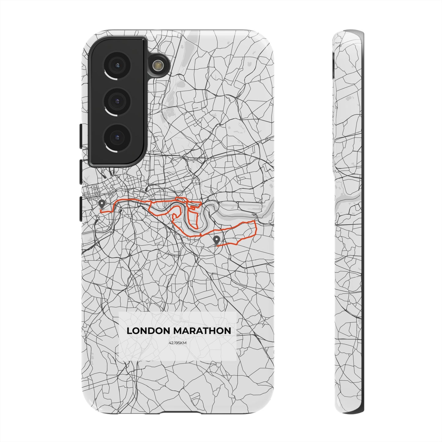 London Marathon Route Tough Phone Case
