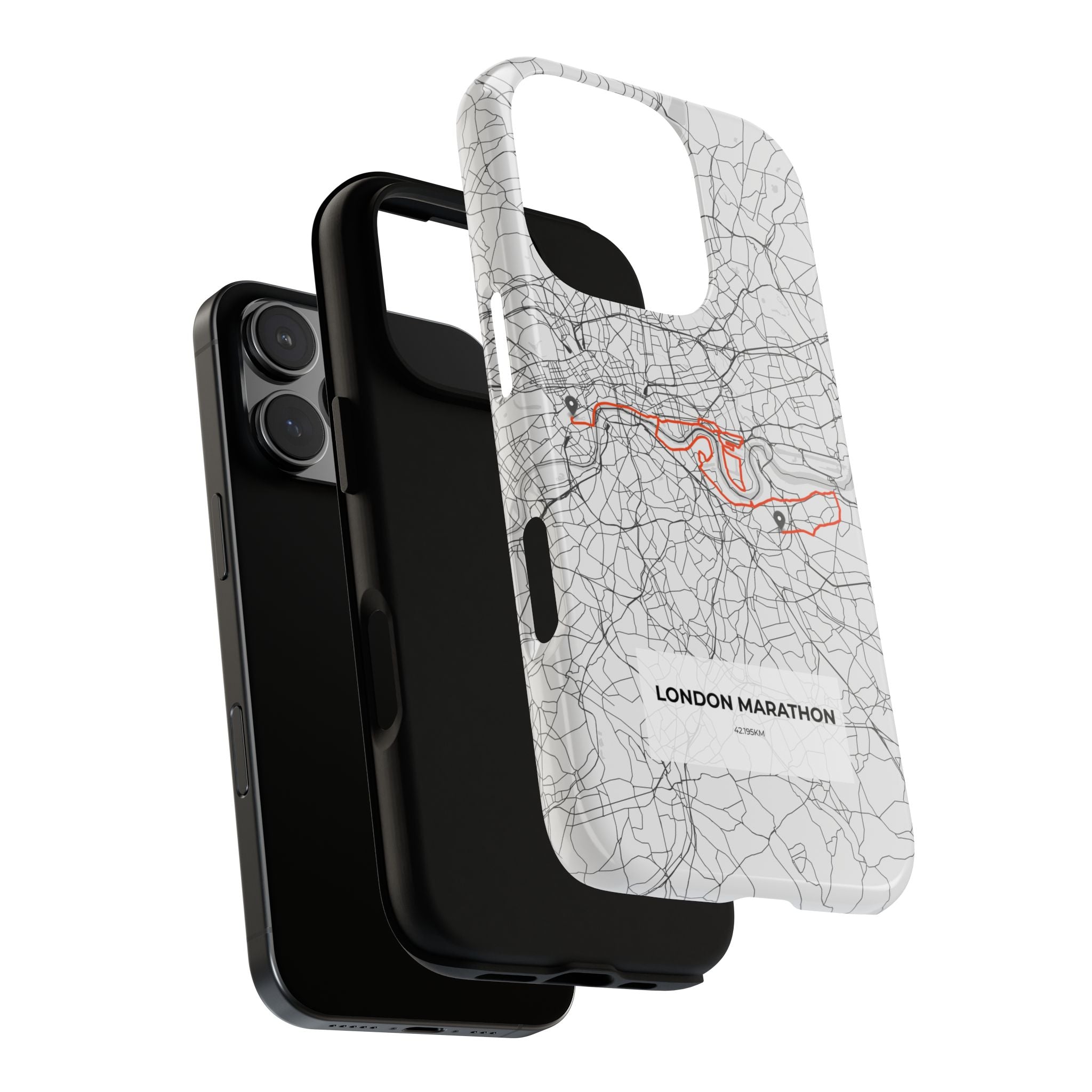 London Marathon Route Tough Phone Case