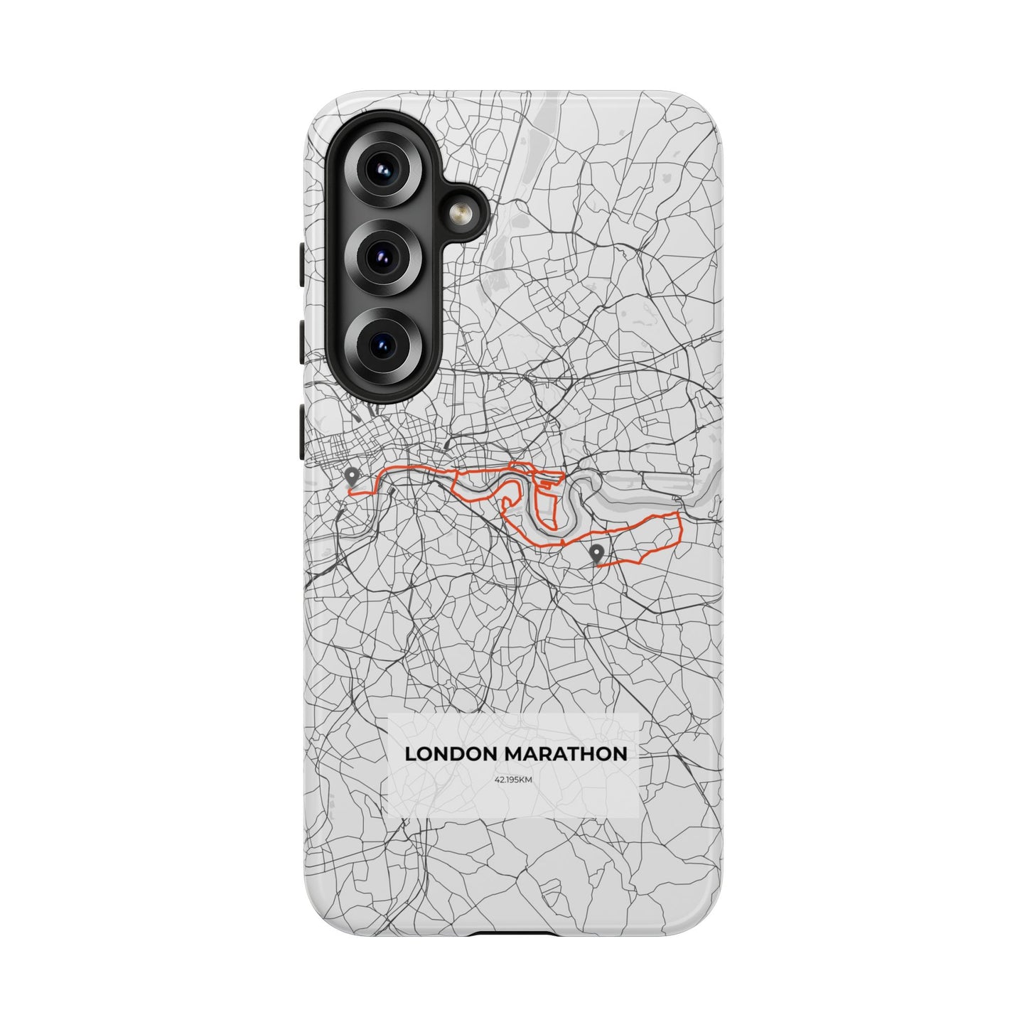 London Marathon Route Tough Phone Case