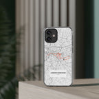 London Marathon Route Clear Impact-Resistant Phone Case