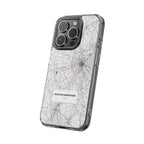 Boston Marathon Route Clear Impact-Resistant Phone Case