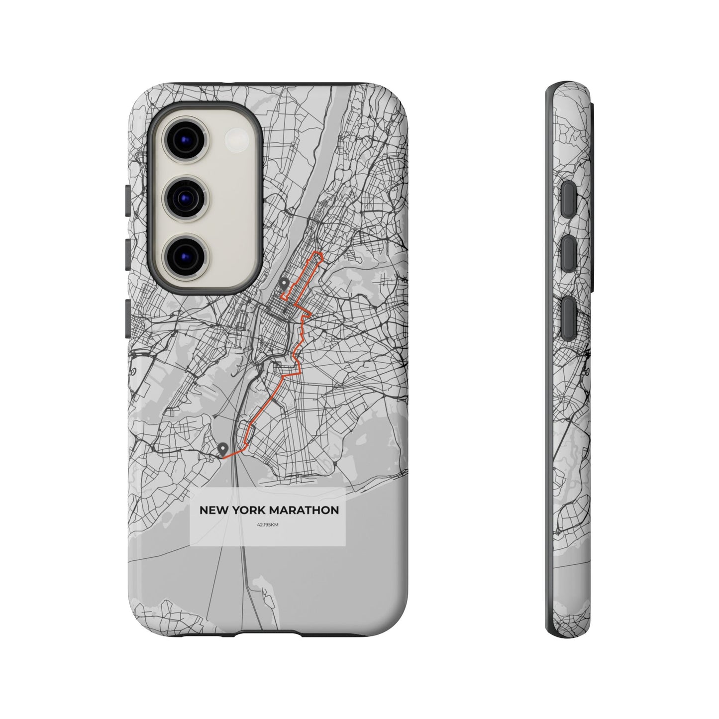New York Marathon Route Tough Phone Case