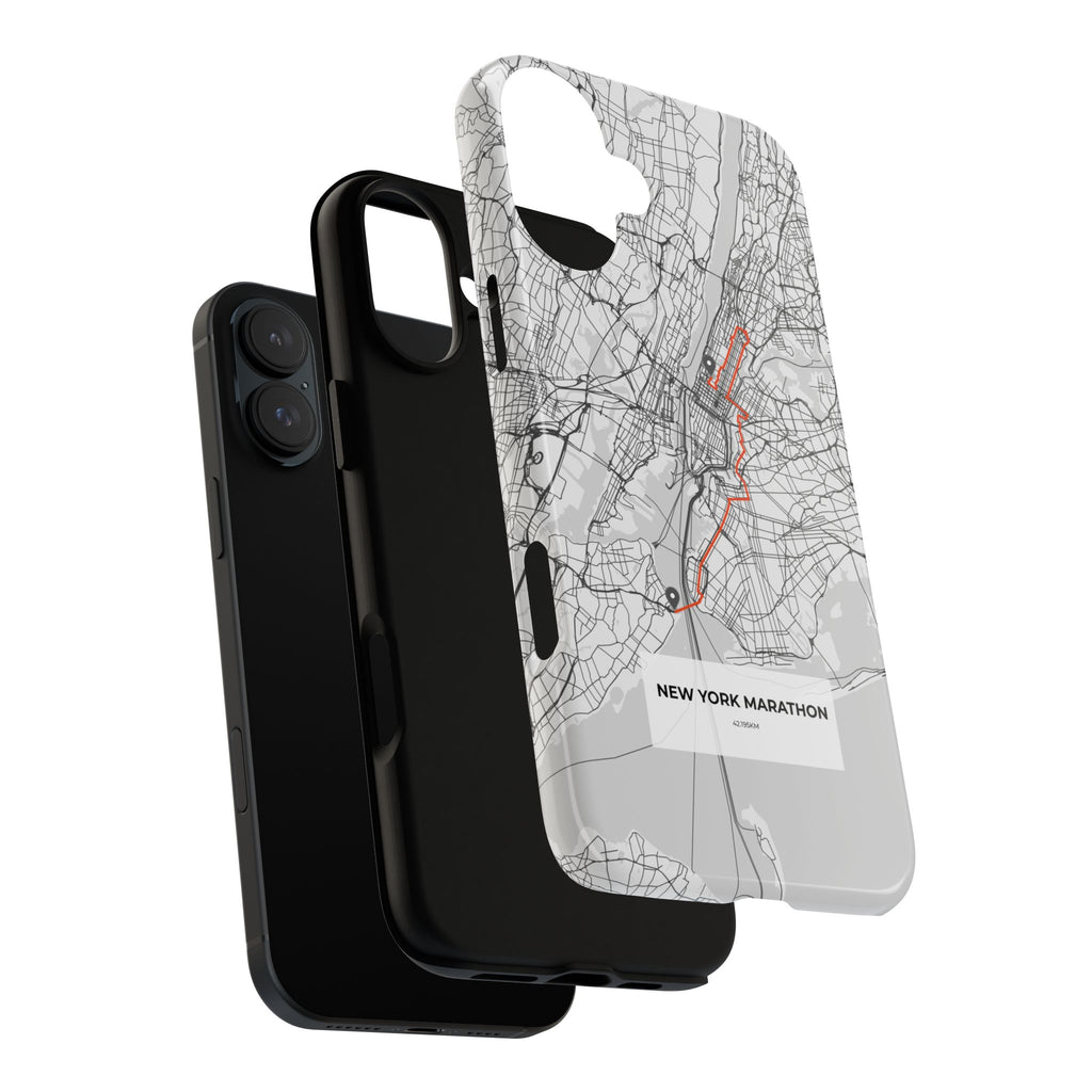 New York Marathon Route Tough Phone Case