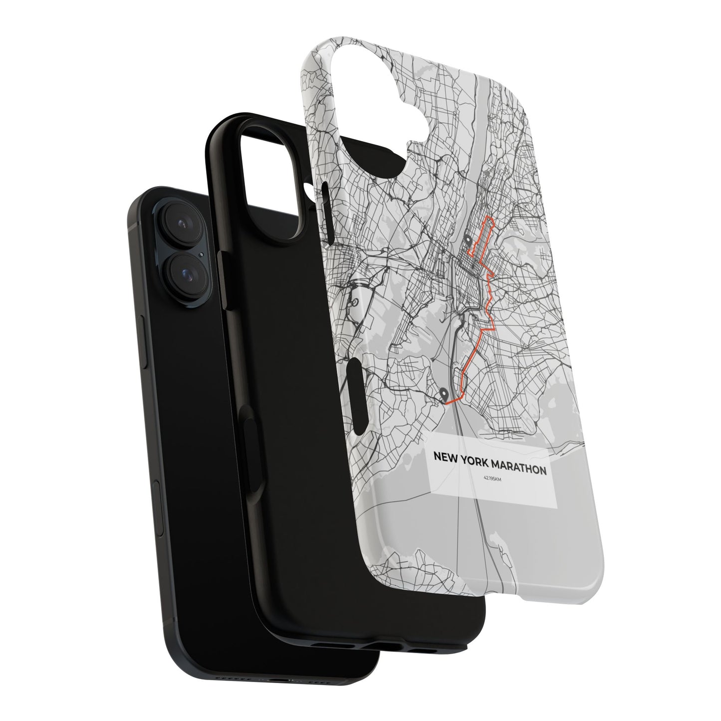 New York Marathon Route Tough Phone Case
