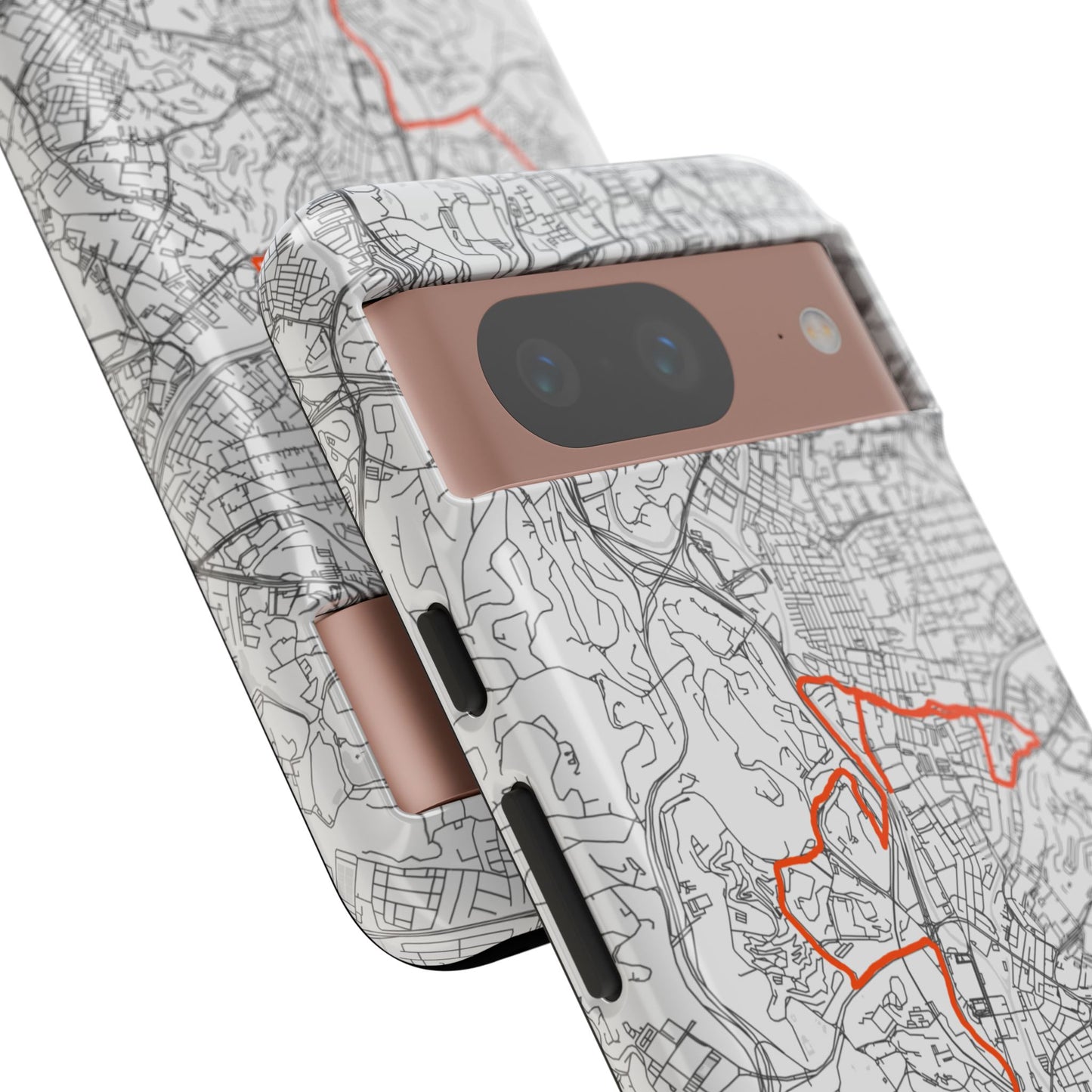 Customized Marathon Route Tough Phone Case