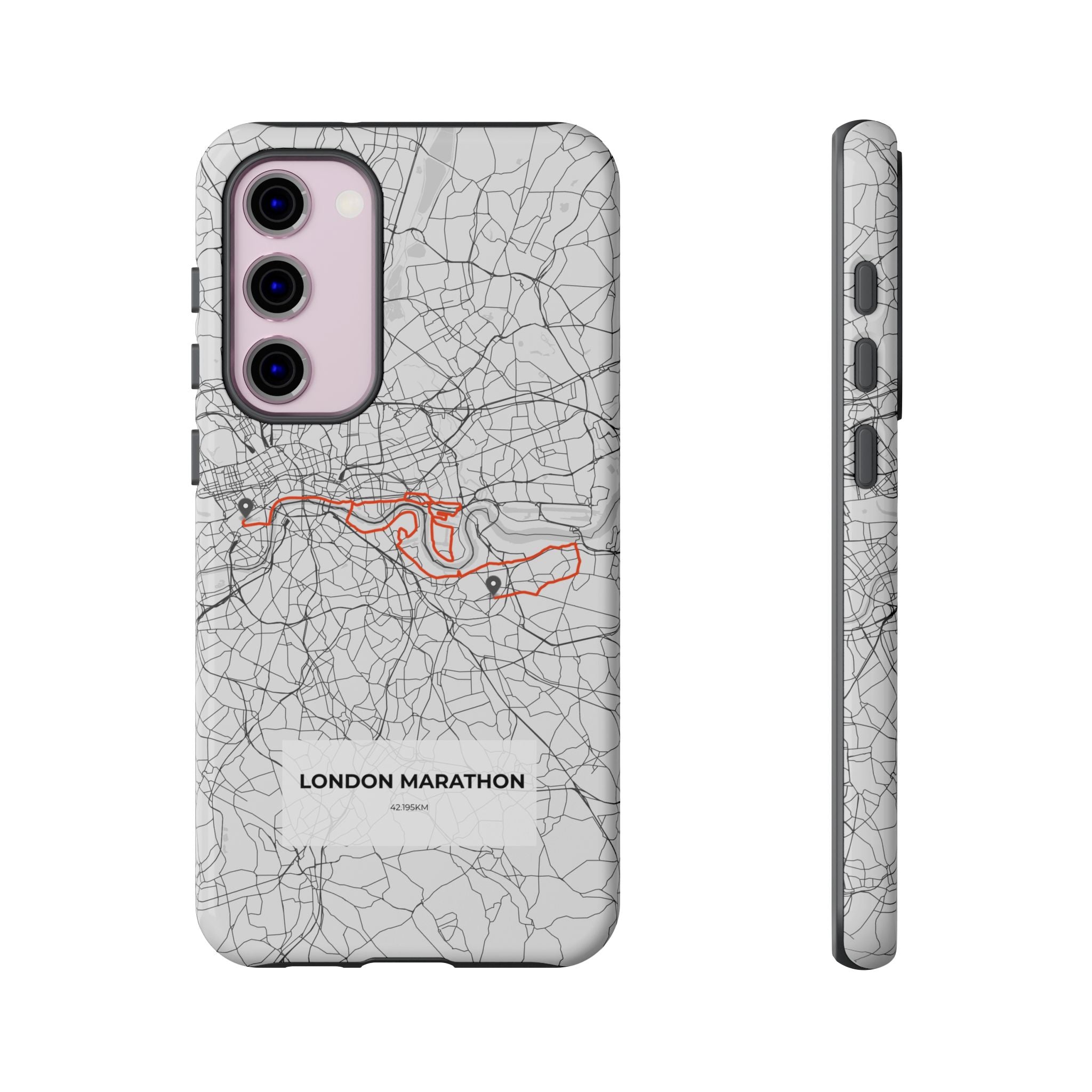 London Marathon Route Tough Phone Case