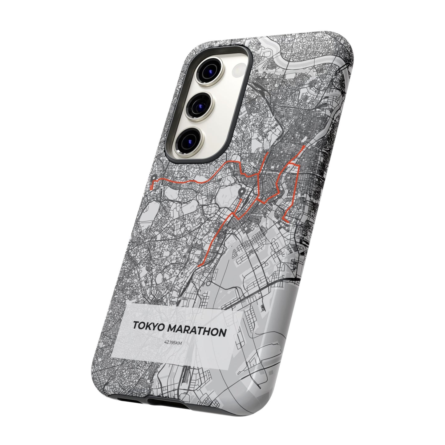 Tokyo Marathon Route Tough Phone Case