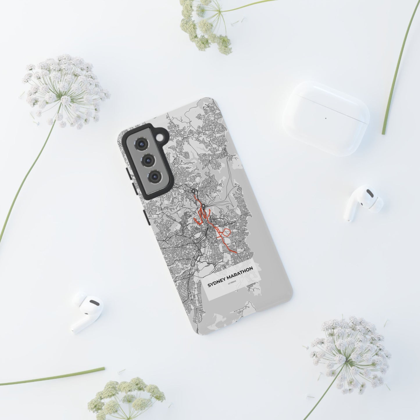 Sydney Marathon Route Tough Phone Case