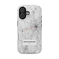 Boston Marathon Route Magnetic Impact-Resistant Phone Case