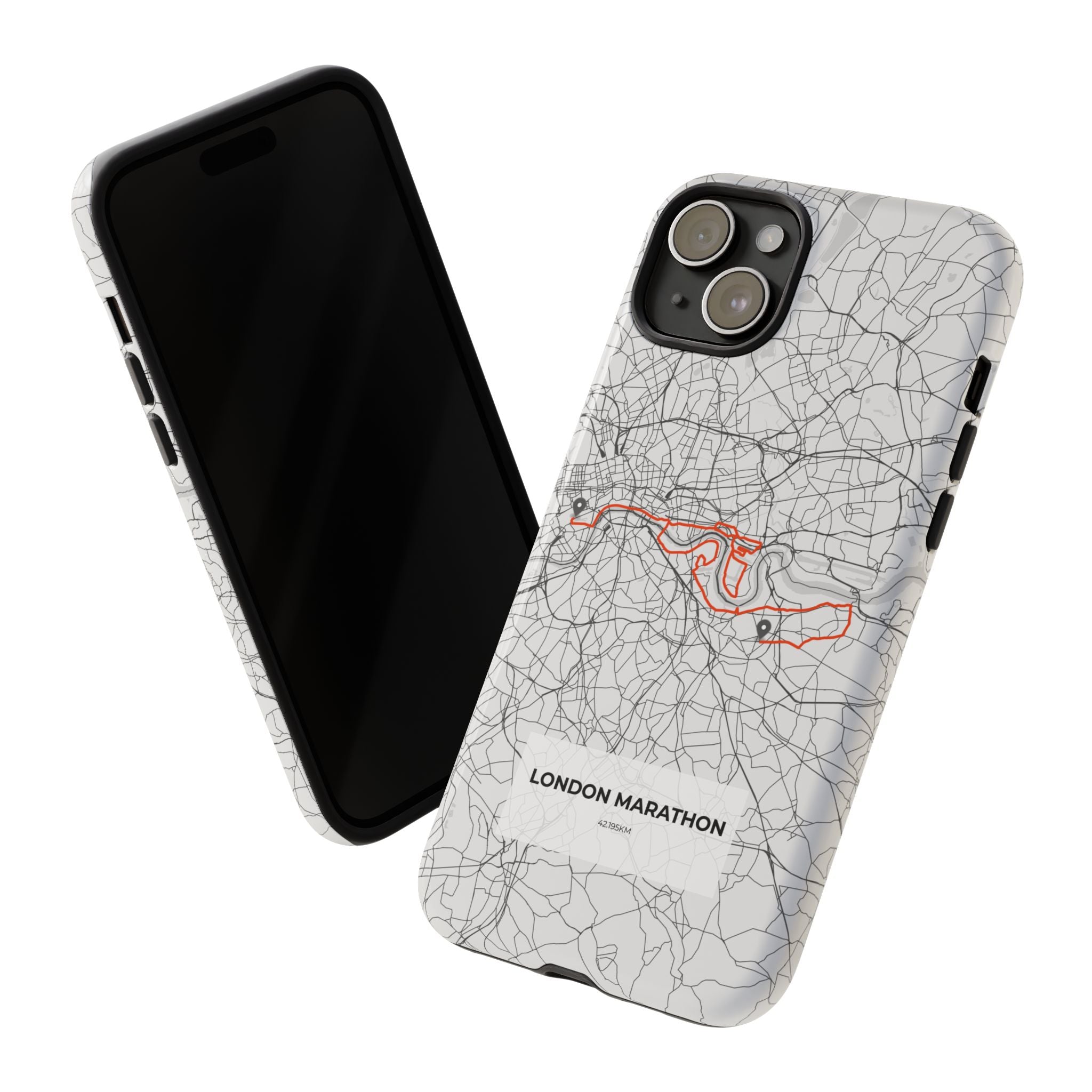 London Marathon Route Tough Phone Case