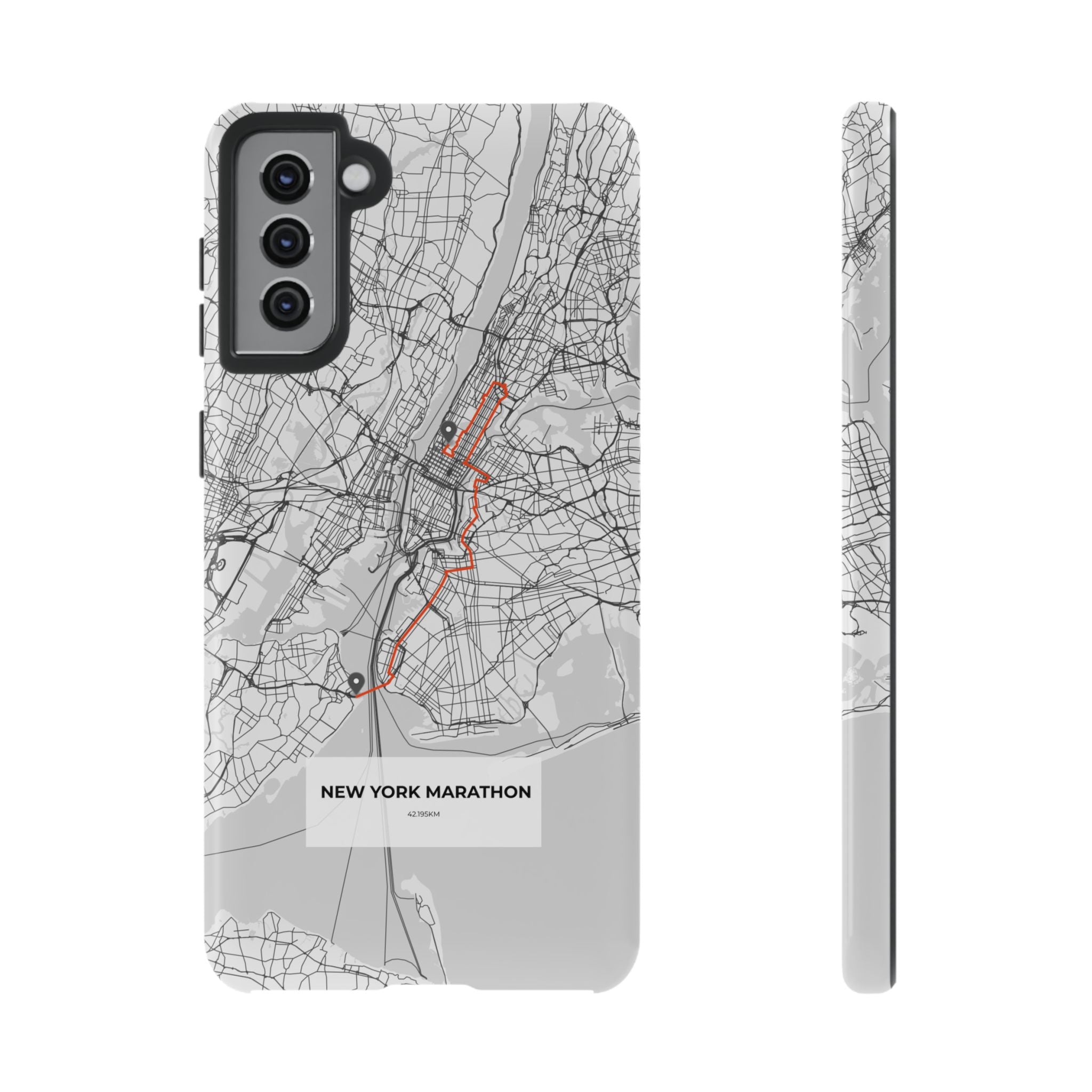 New York Marathon Route Tough Phone Case