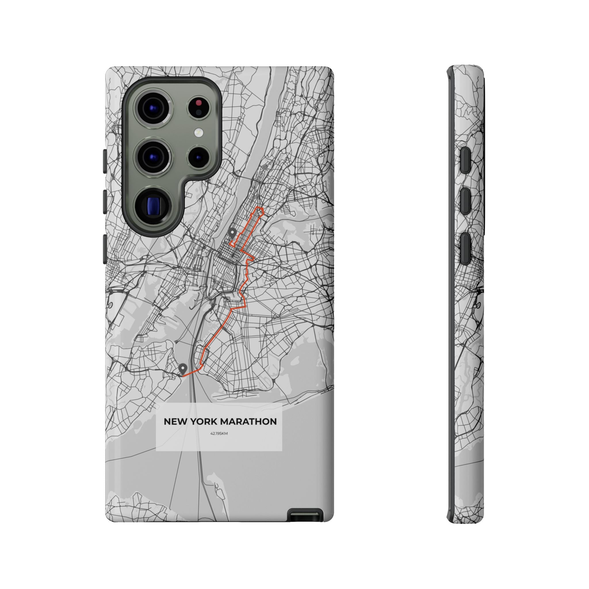 New York Marathon Route Tough Phone Case