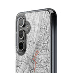 New York Marathon Route Clear Impact-Resistant Phone Case