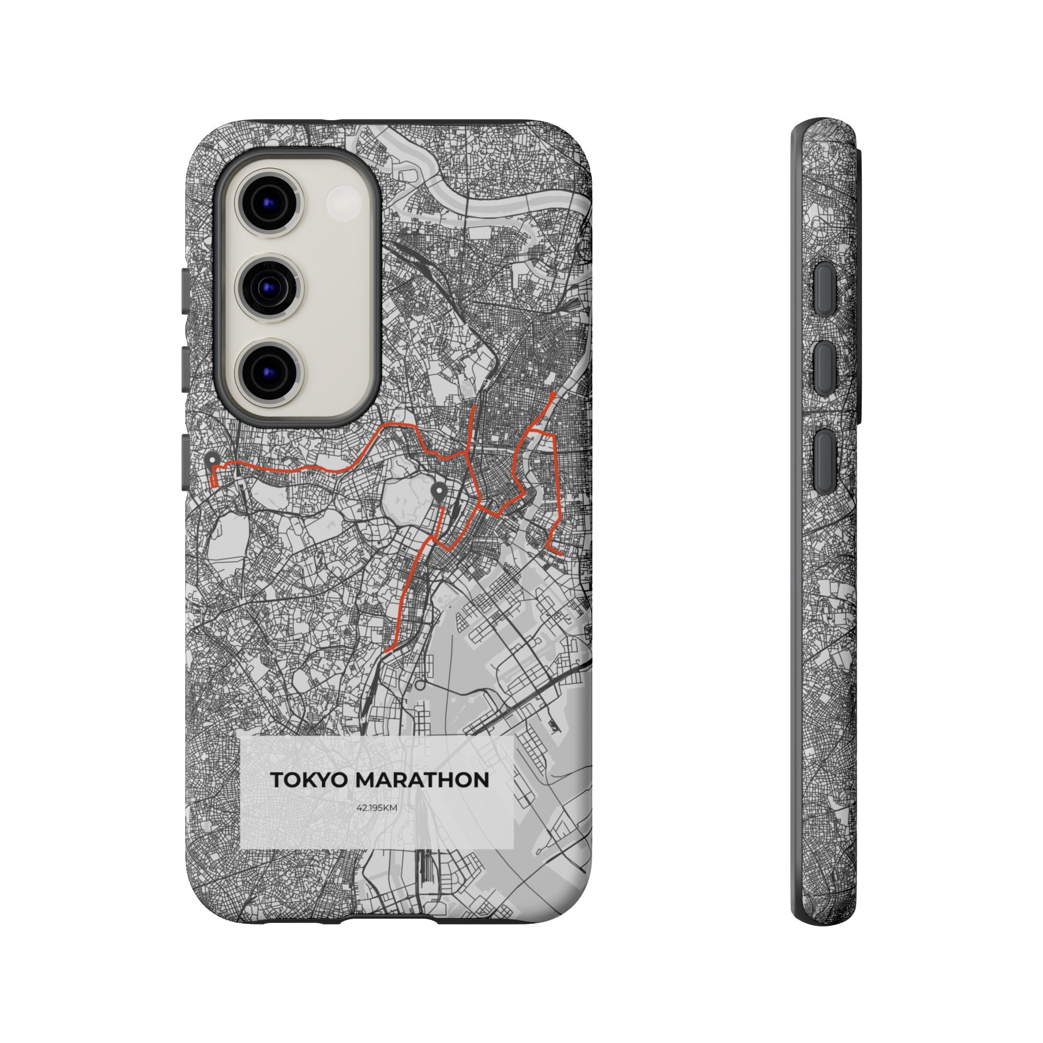 Tokyo Marathon Route Tough Phone Case