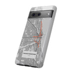 Chicago Marathon Route Tough Phone Case