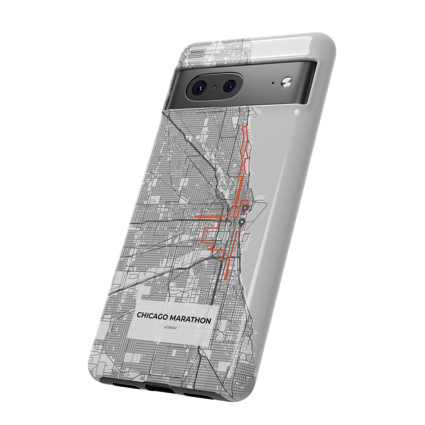 Chicago Marathon Route Tough Phone Case