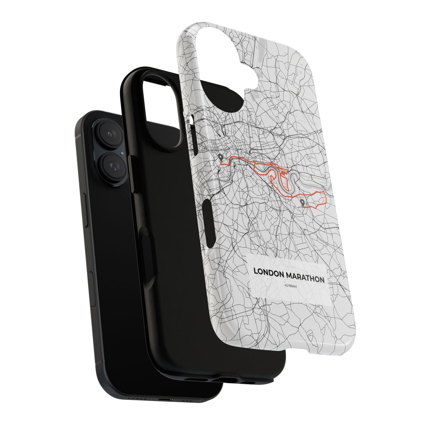 London Marathon Route Tough Phone Case