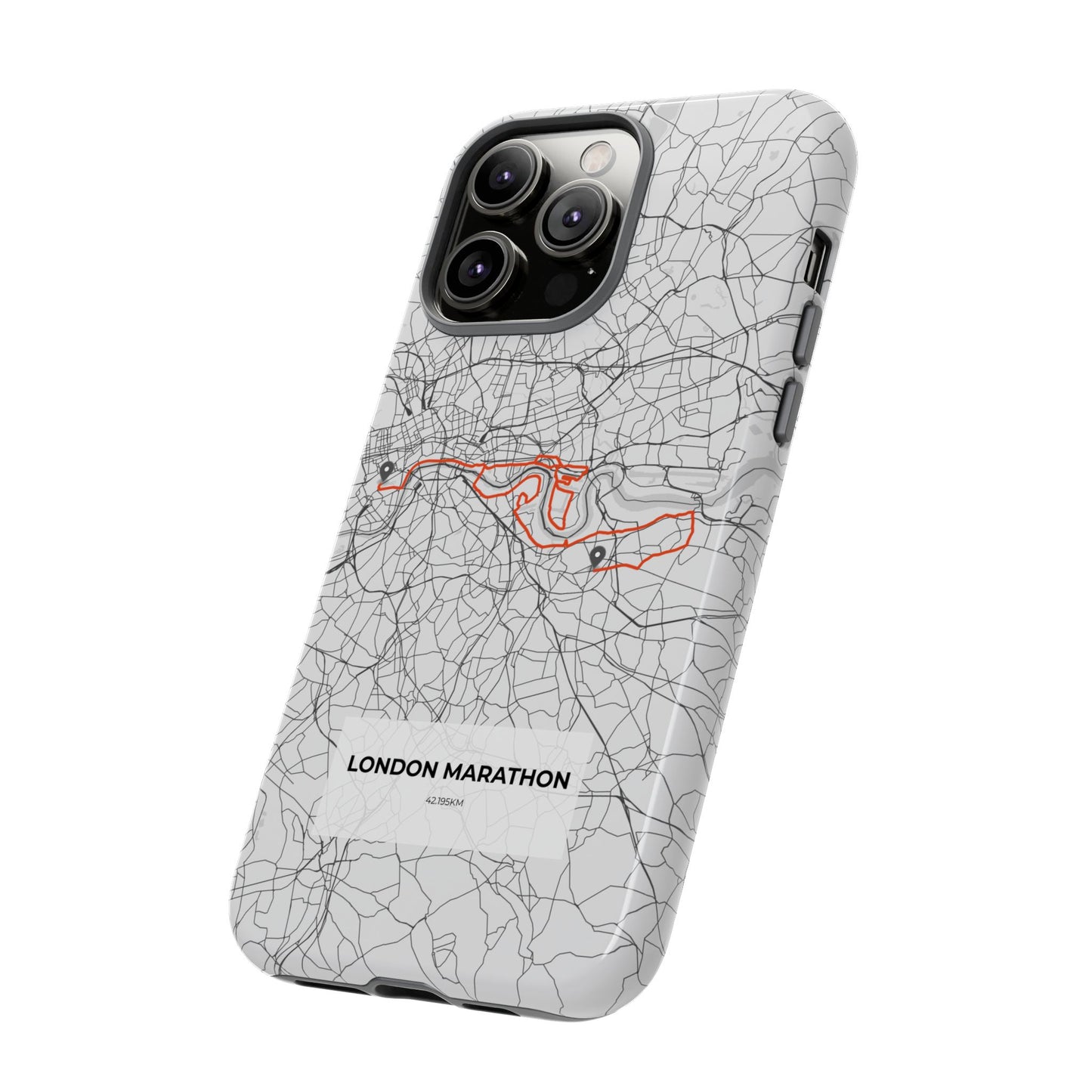 London Marathon Route Tough Phone Case