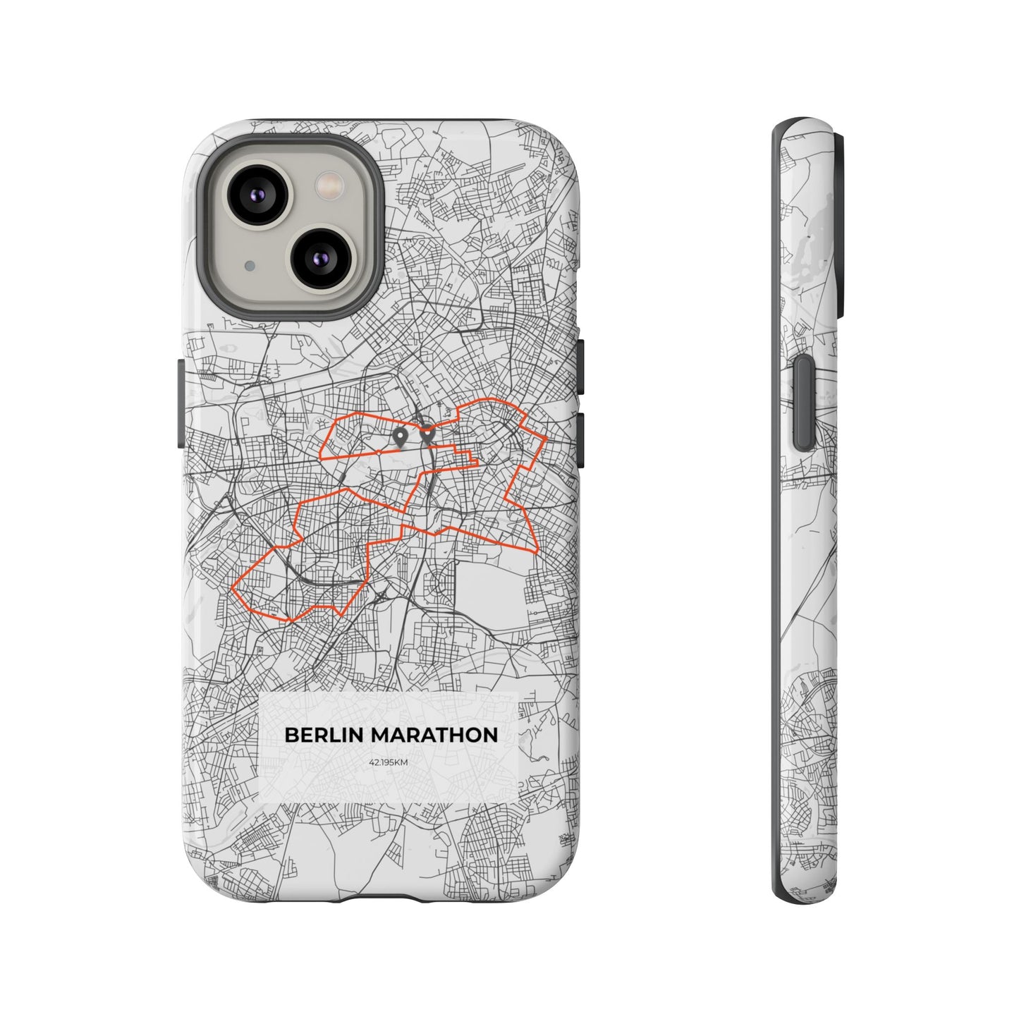 Berlin Marathon Route Tough Phone Case