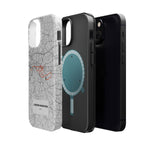 London Marathon Route Magnetic Impact-Resistant Phone Case