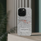 London Marathon Route Magnetic Impact-Resistant Phone Case