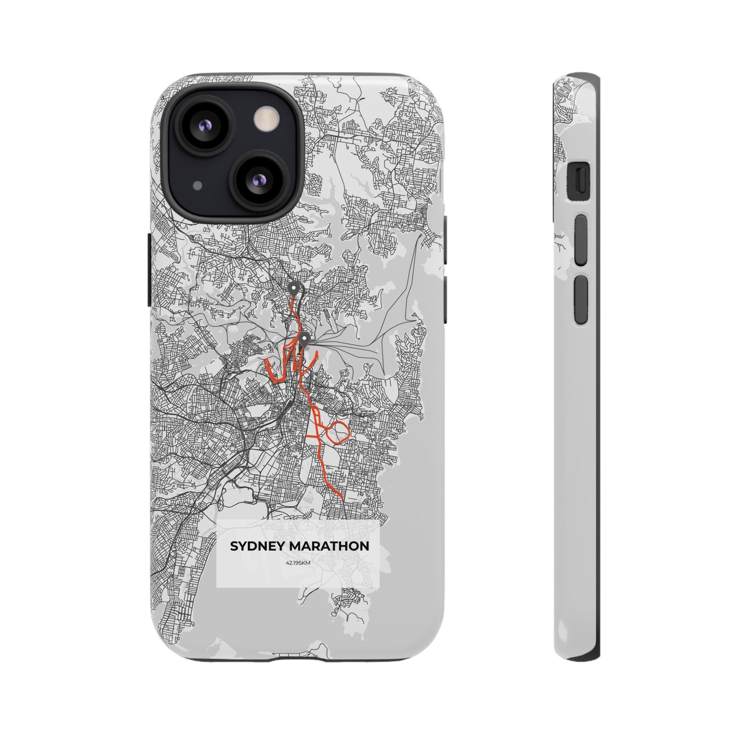 Sydney Marathon Route Tough Phone Case