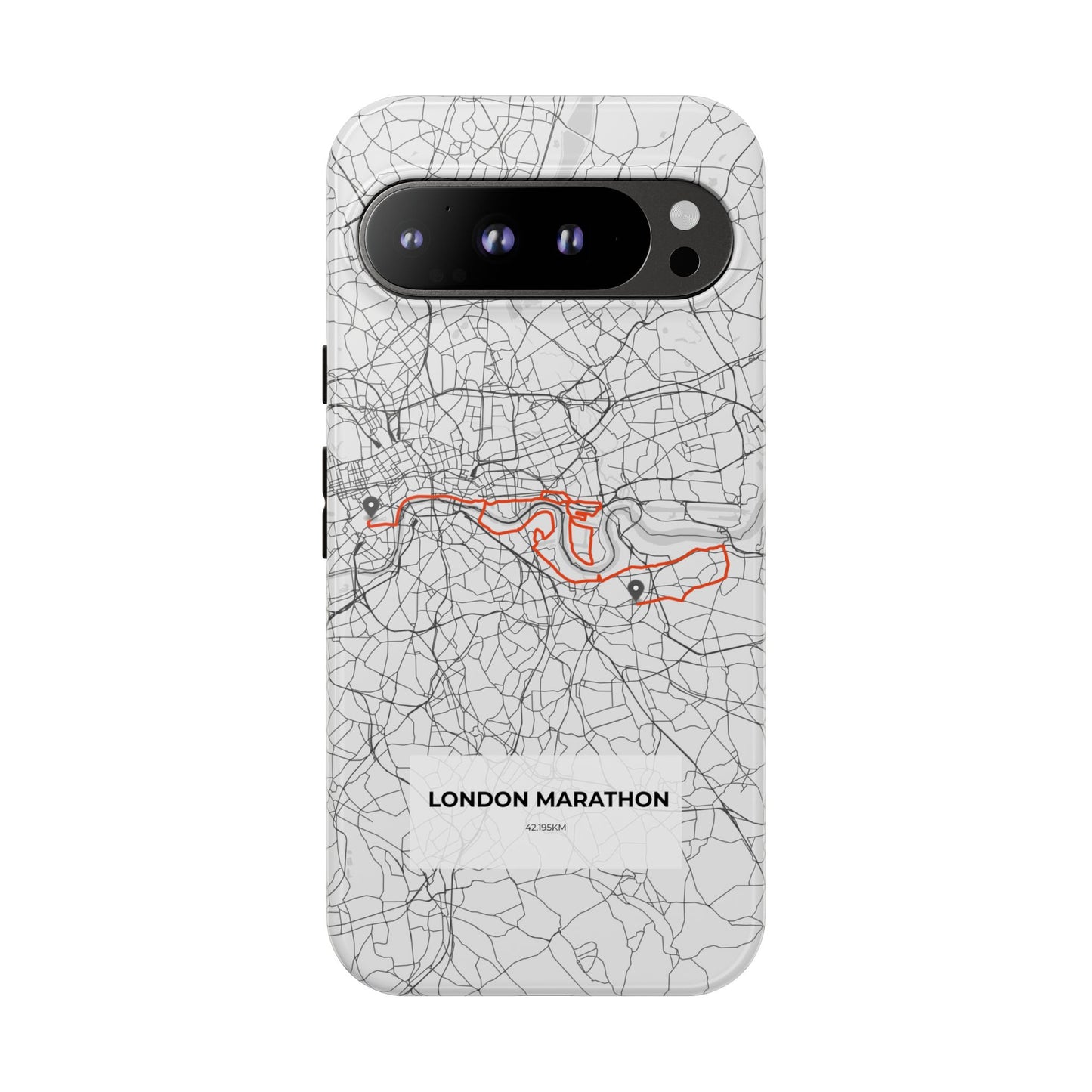 London Marathon Route Tough Phone Case