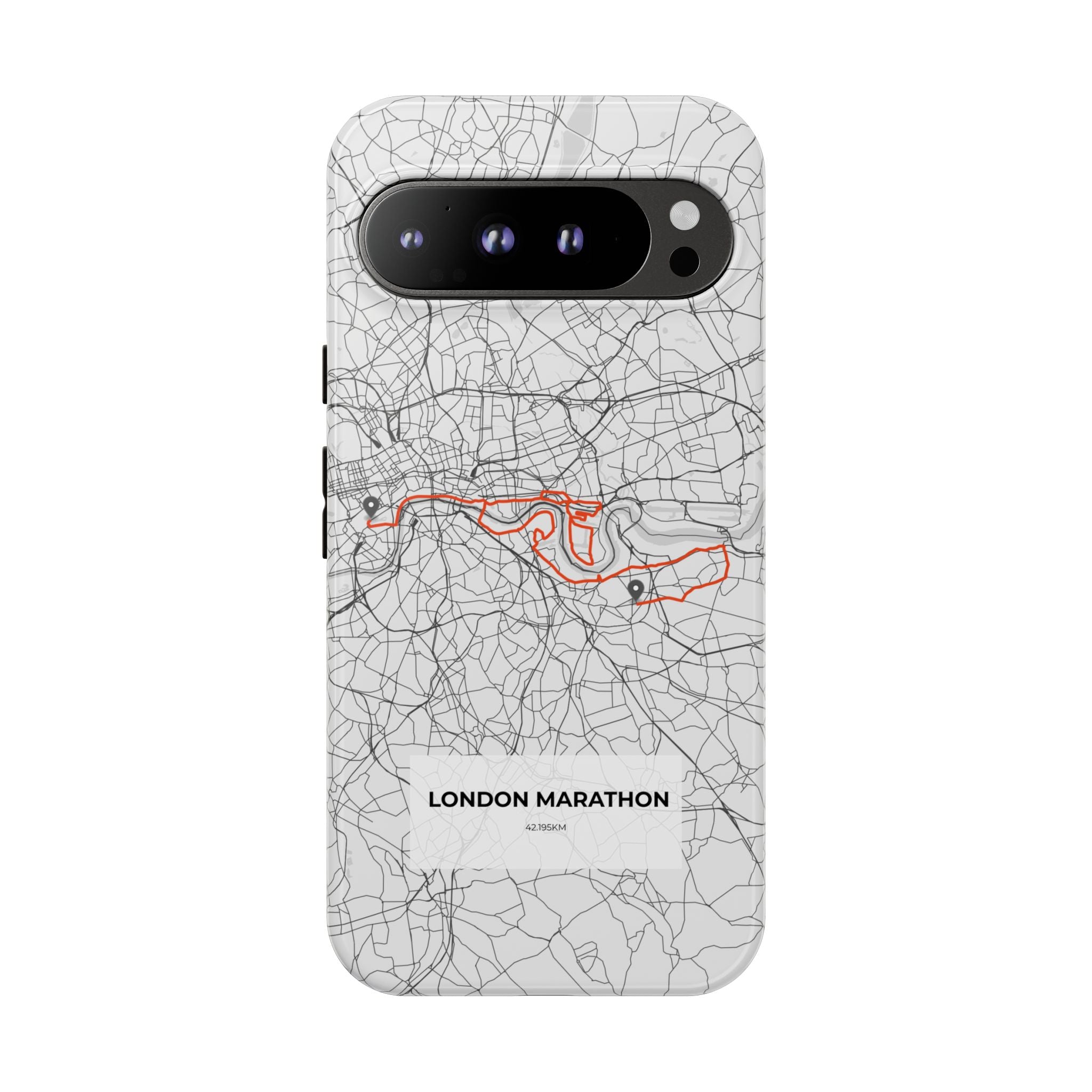 London Marathon Route Tough Phone Case