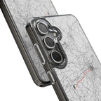 Boston Marathon Route Clear Impact-Resistant Phone Case