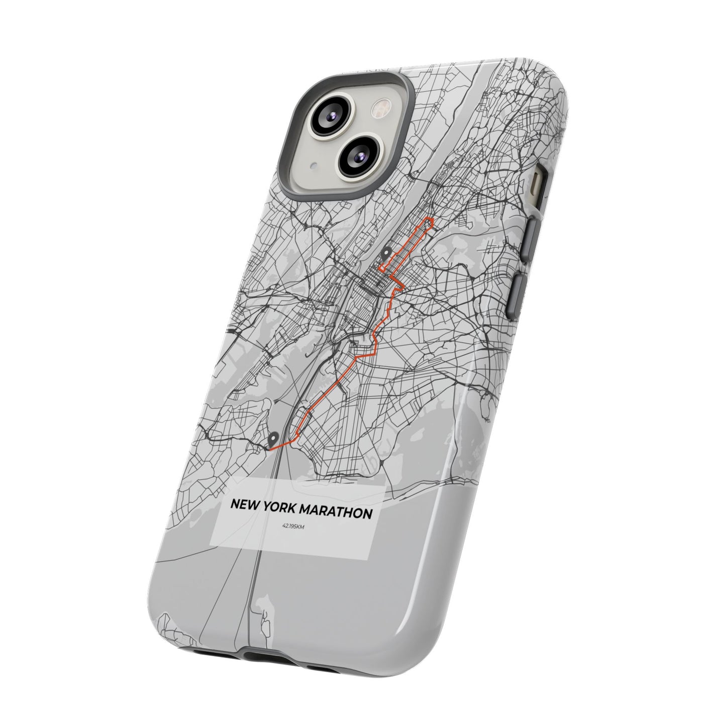 New York Marathon Route Tough Phone Case
