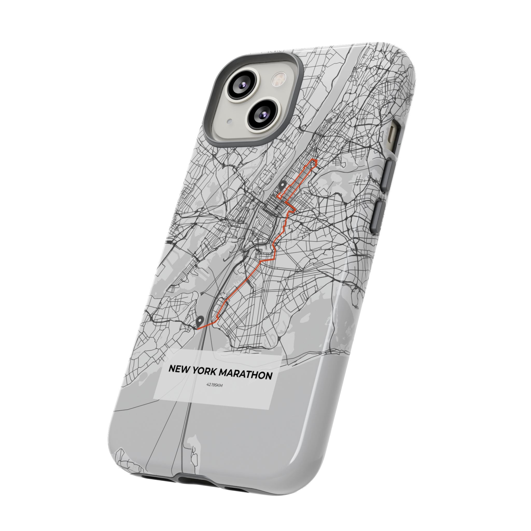 New York Marathon Route Tough Phone Case