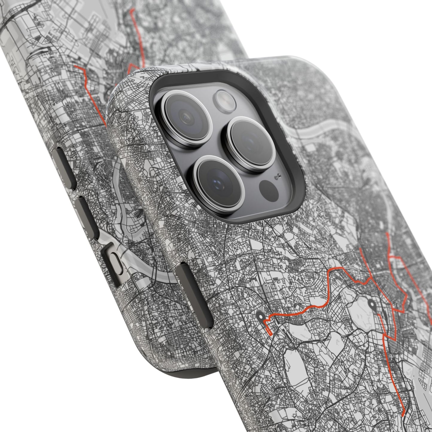 Tokyo Marathon Route Magnetic Impact-Resistant Phone Case