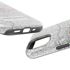 London Marathon Route Magnetic Impact-Resistant Phone Case